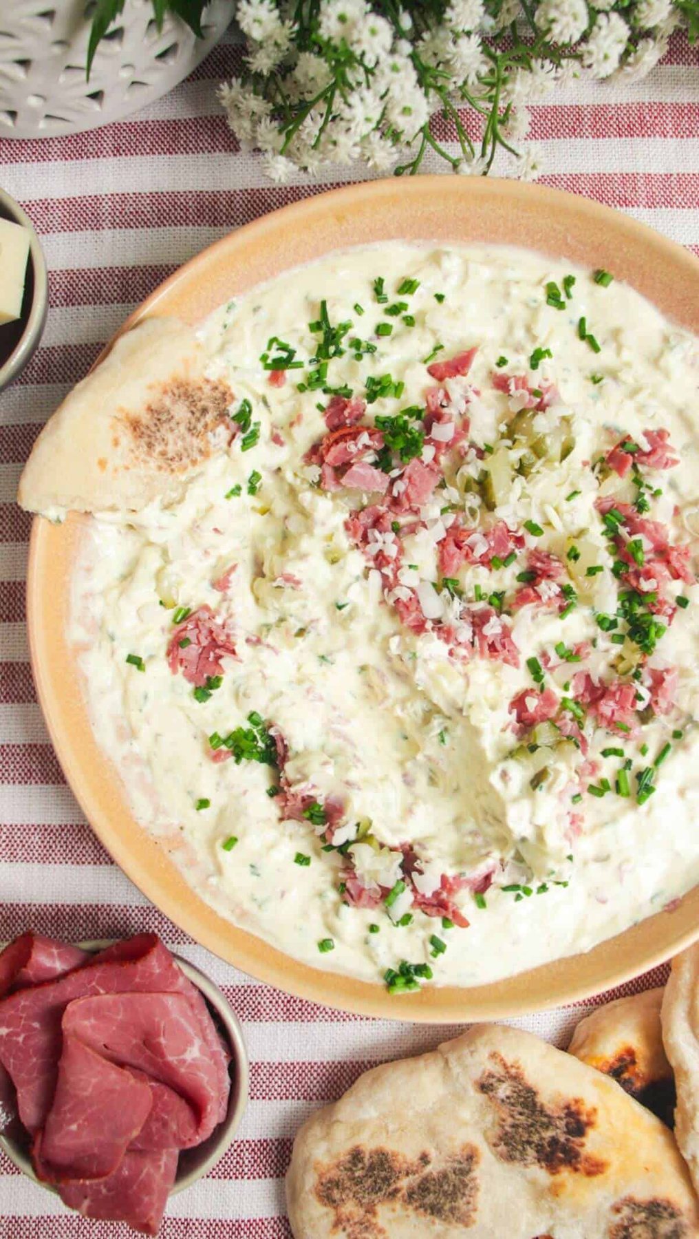 10 Minute Creamy Pickle Dip