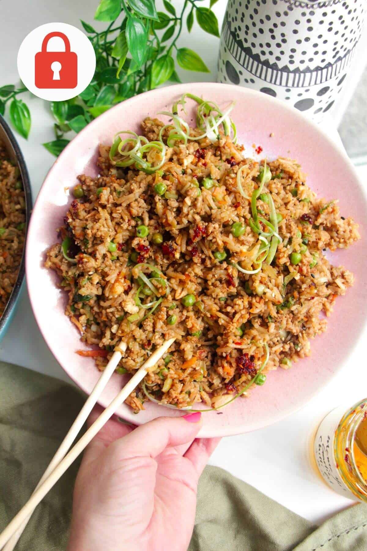 Dumpling Inspired Fried Rice