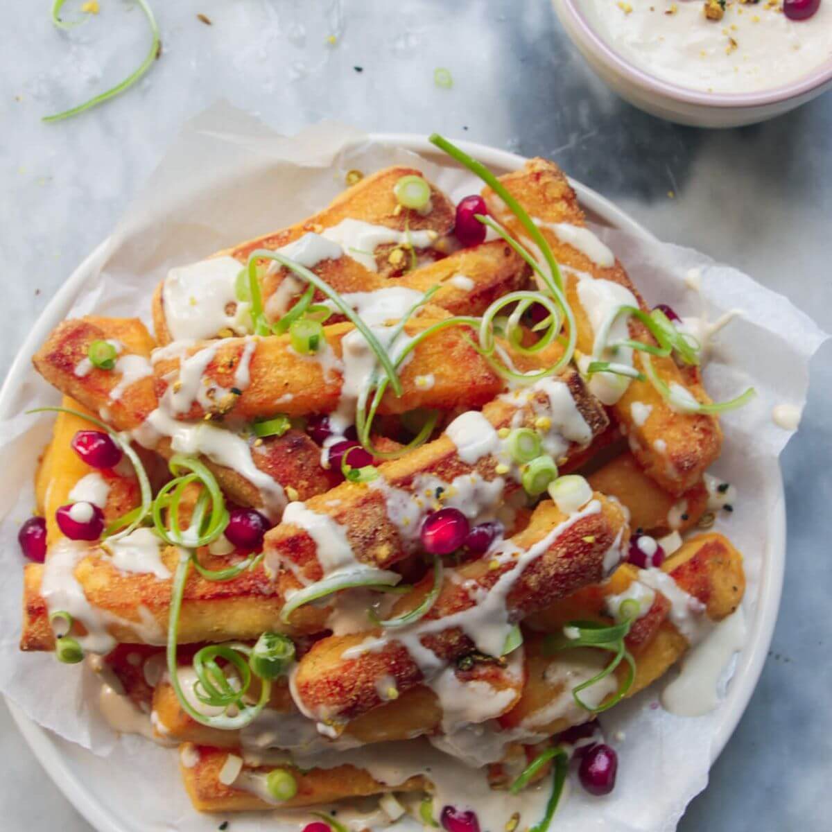 Easy Crispy Baked Halloumi Fries (4 Ingredients)