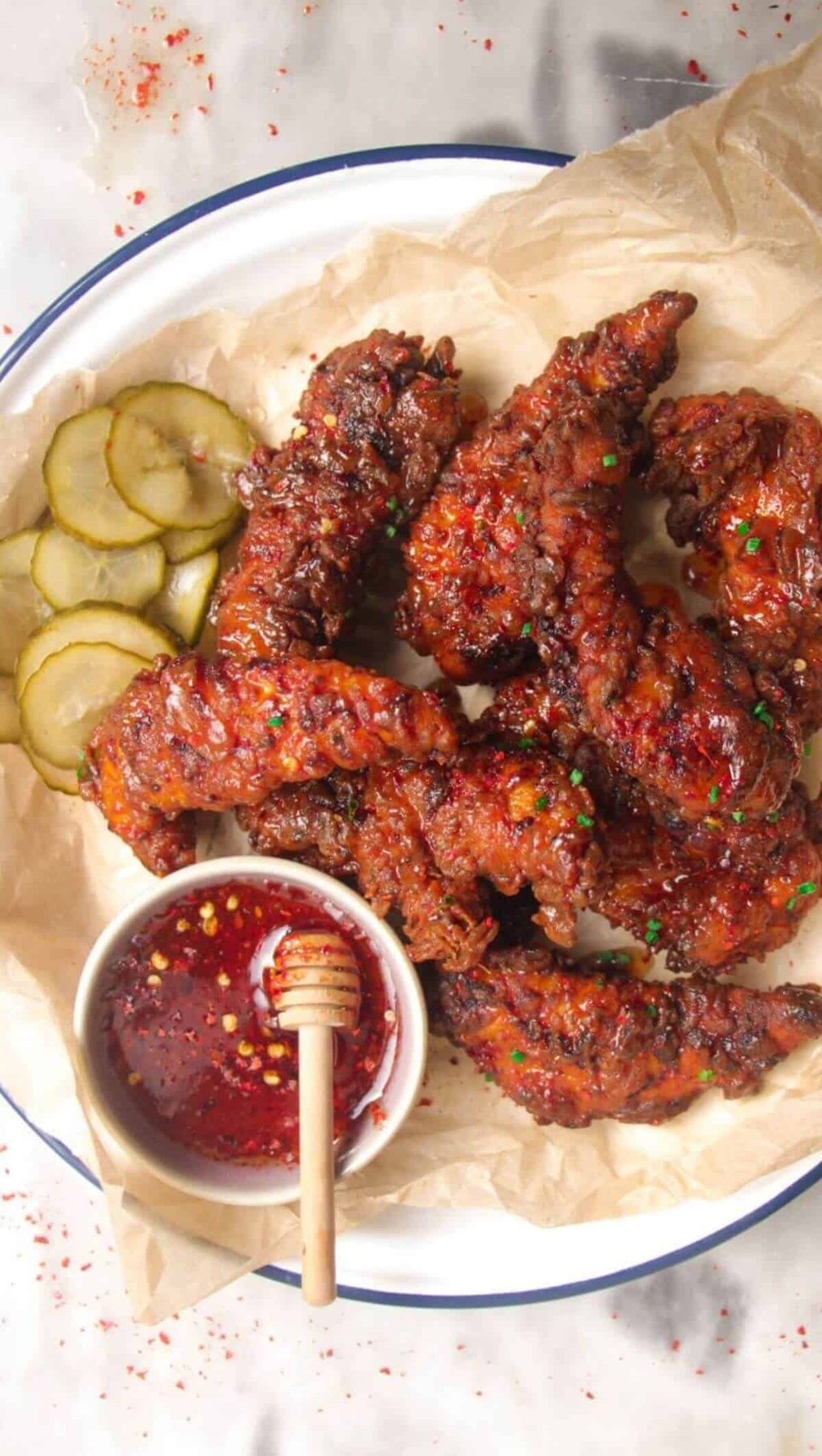 Crispy Hot Honey Chicken Tenders