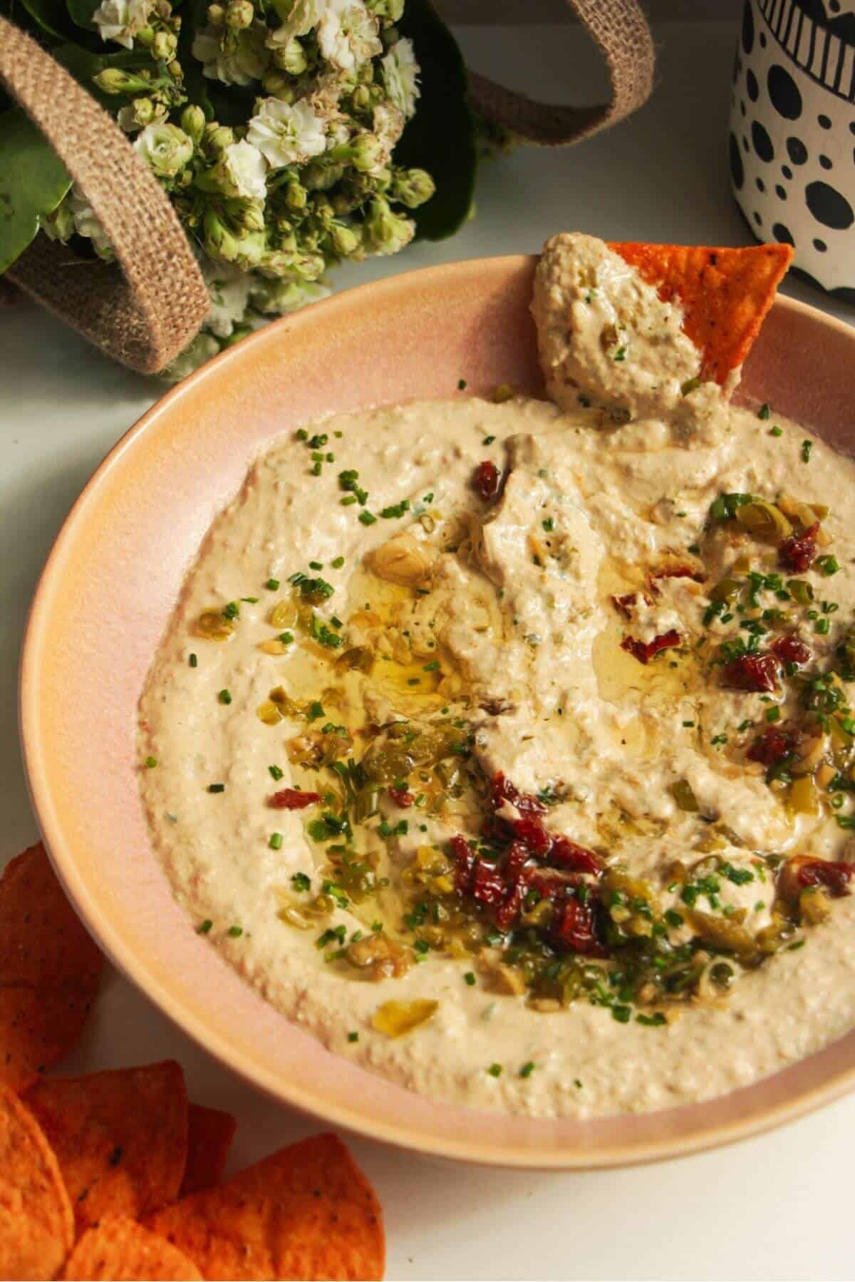 Whipped Spicy Cottage Cheese Dip