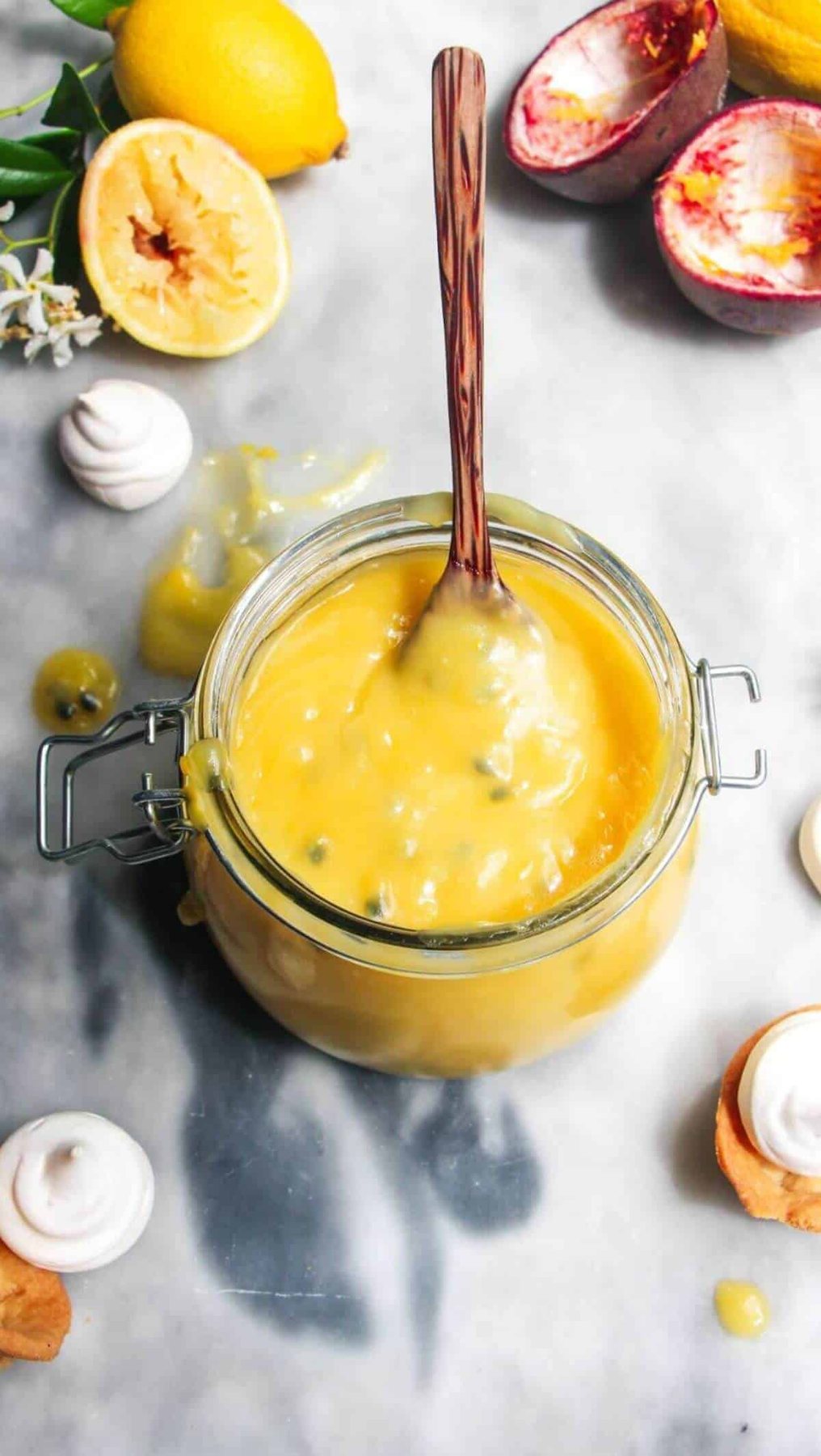 Easy Microwave Lemon Passionfruit Curd
