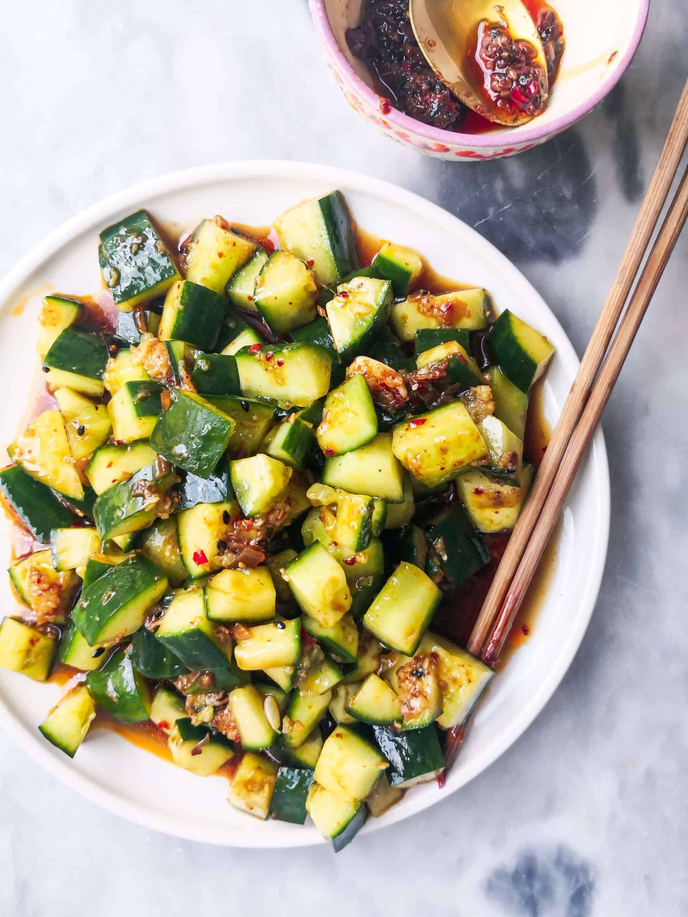 Smacked Cucumber Salad