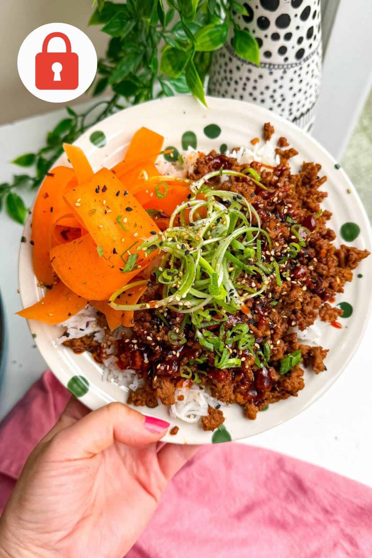 Sticky Gochujang Beef Bowls