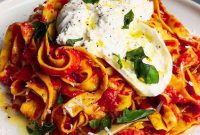 Quick Spicy Nduja Pasta with Creamy Burrata