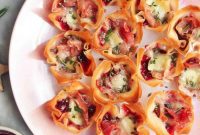 Effortless Brie, Cranberry, and Prosciutto Filo Parcels