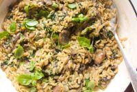 Velvety One-Pot Mushroom Orzo