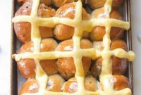 Easter Mini Egg Chocolate Hot Cross Buns