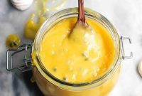 Quick Microwave Lemon Passionfruit Curd