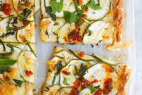 Golden Zucchini Puff Pastry Tart