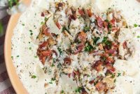 Decadent Chicken Caesar Party Dip