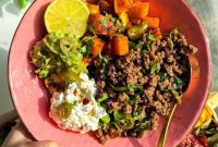 Trending Beef Power Bowls with Sweet Potato & Creamy Cottage Cheese