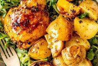 Sheet Pan Lemon Herb Roasted Chicken and Potatoes