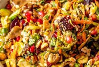 Roasted Winter Roots & Sprouts Salad