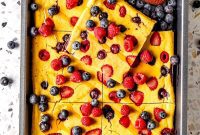Gluten Free Sheet Pan Pancake Bake