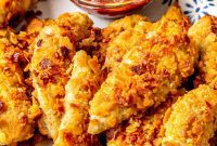 Golden Crunchy Chip Chicken Tenders