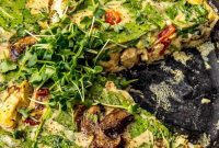 Wholesome Spinach, Mushroom, and Artichoke Frittata