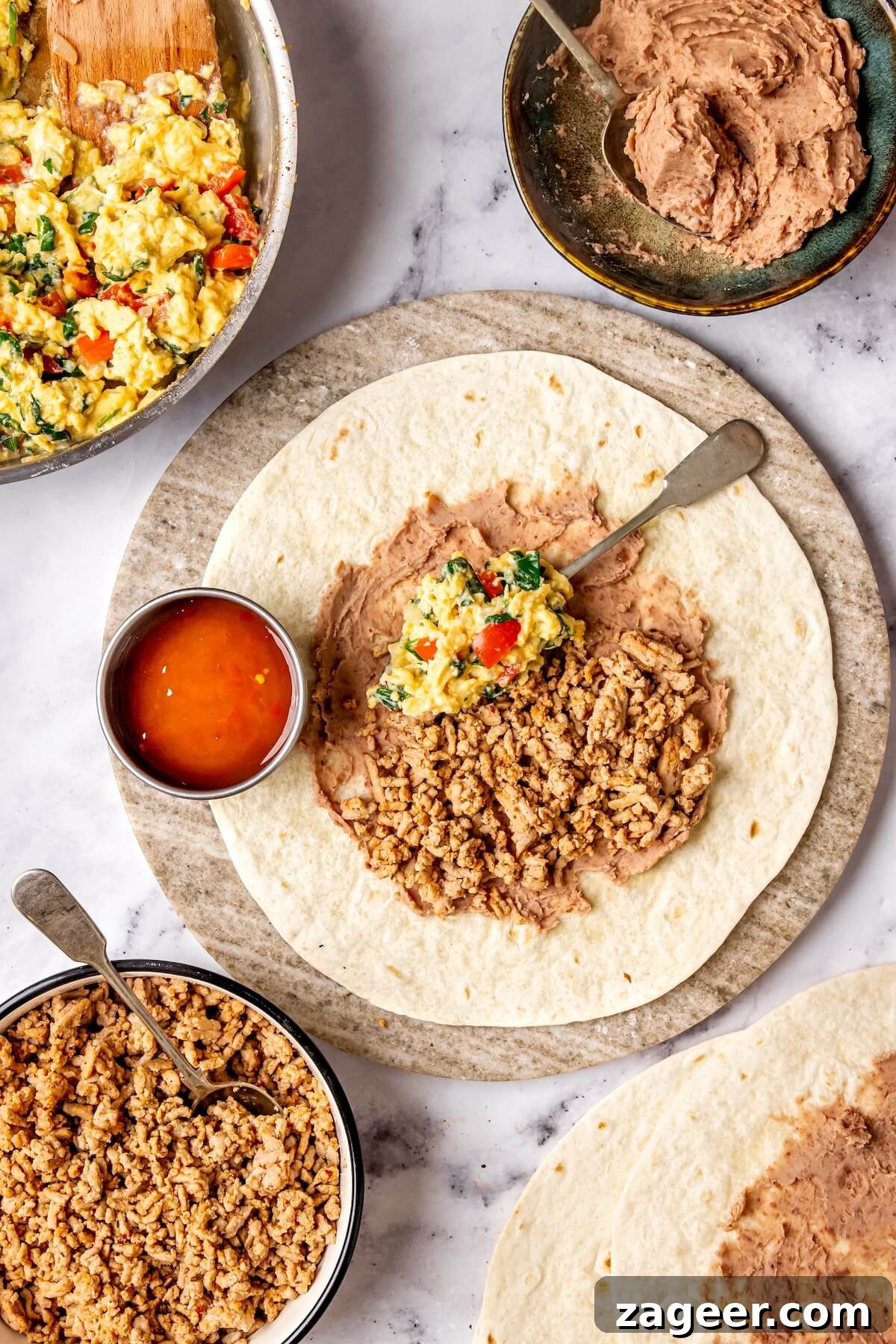Your Go-To Gluten-Free Frozen Breakfast Burritos 12 Rolling Gluten-Free Breakfast Burritos for Freezing - Olivia Adriance