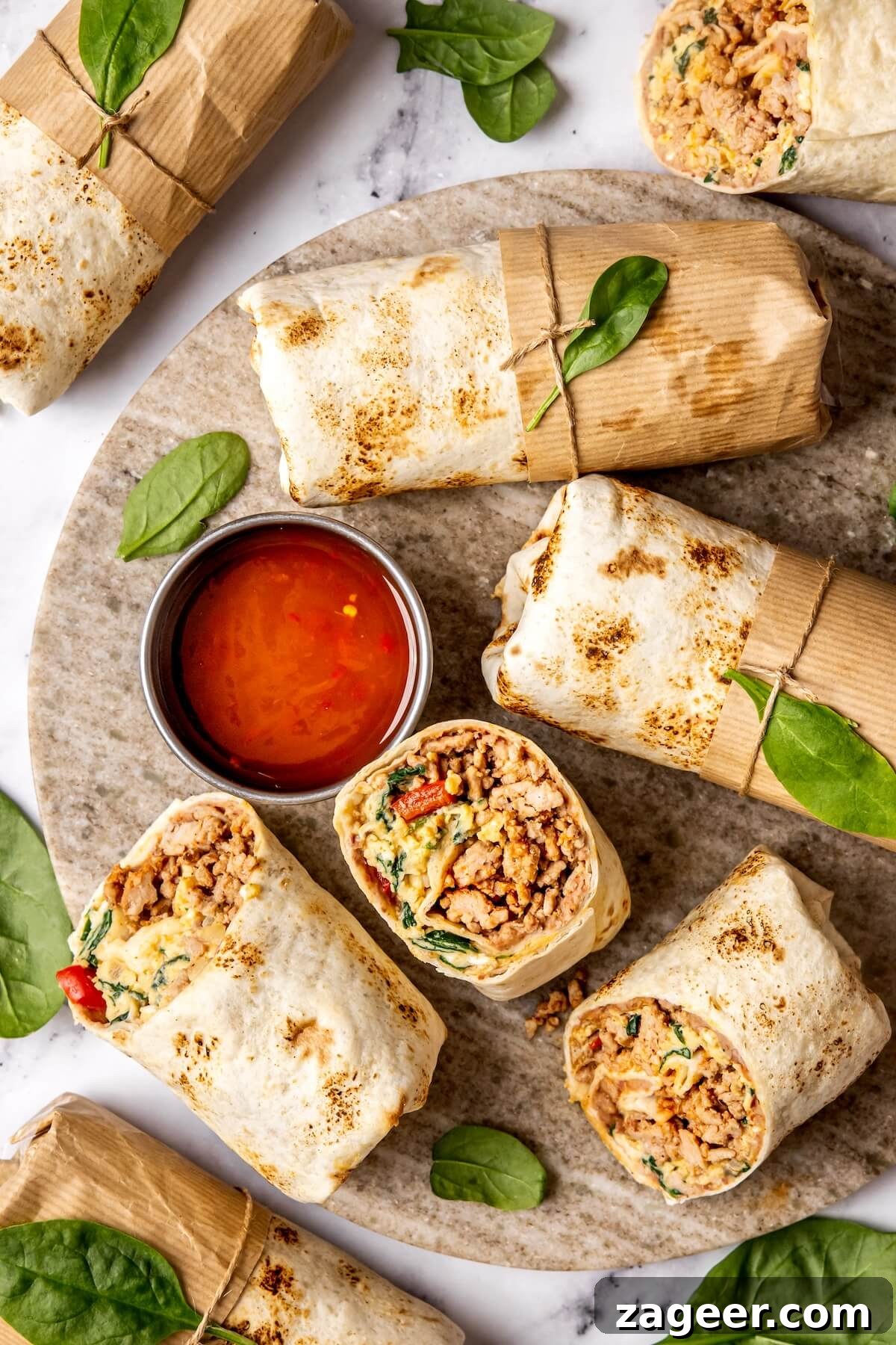 Your Go-To Gluten-Free Frozen Breakfast Burritos 5 Freezer Friendly Breakfast Burritos Meal Prep Ingredients - Olivia Adriance