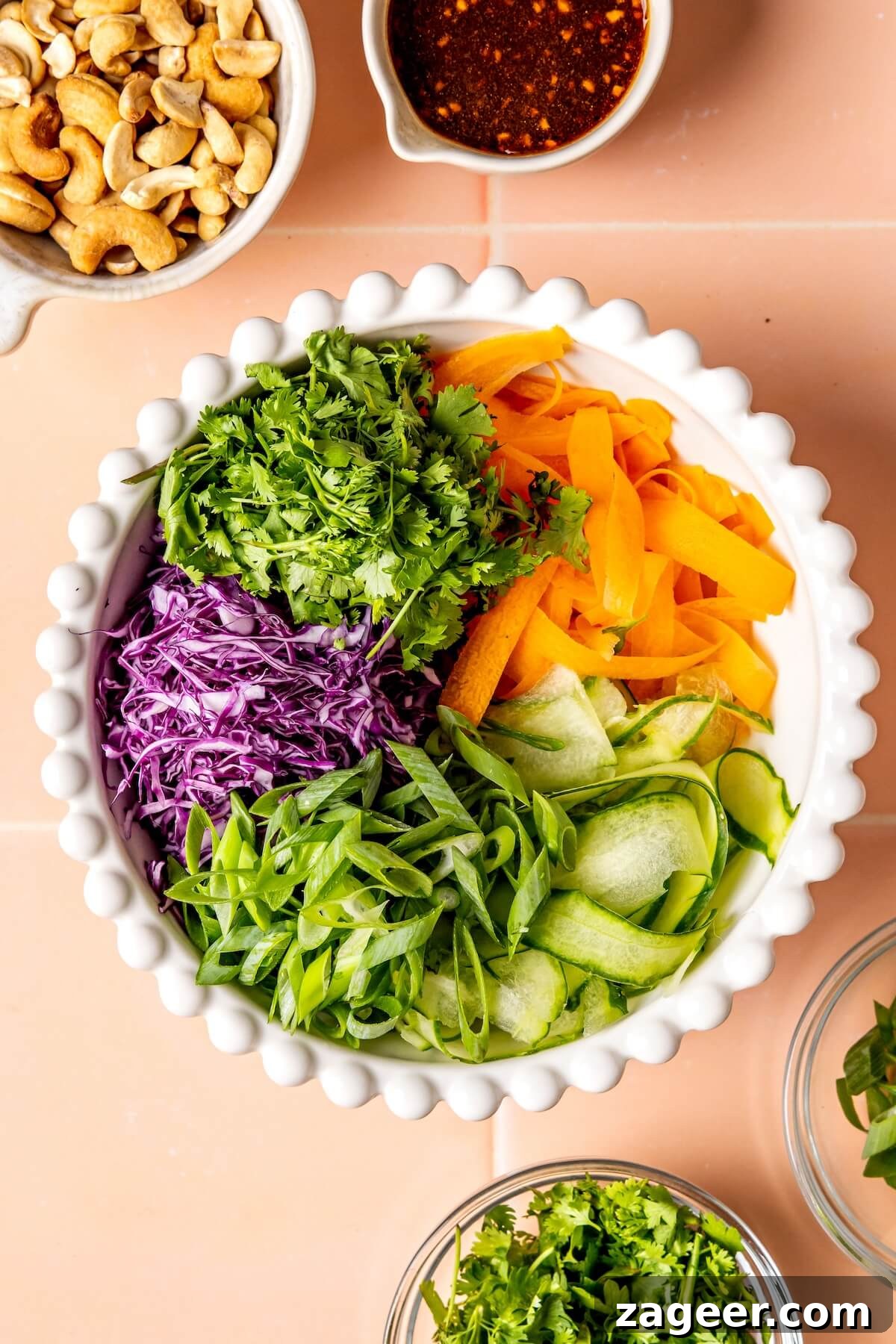 Golden Honey Ginger Salmon with Crisp Slaw 13 How to Make Ginger and Honey Glazed Salmon and Slaw Step 5 - Olivia Adriance