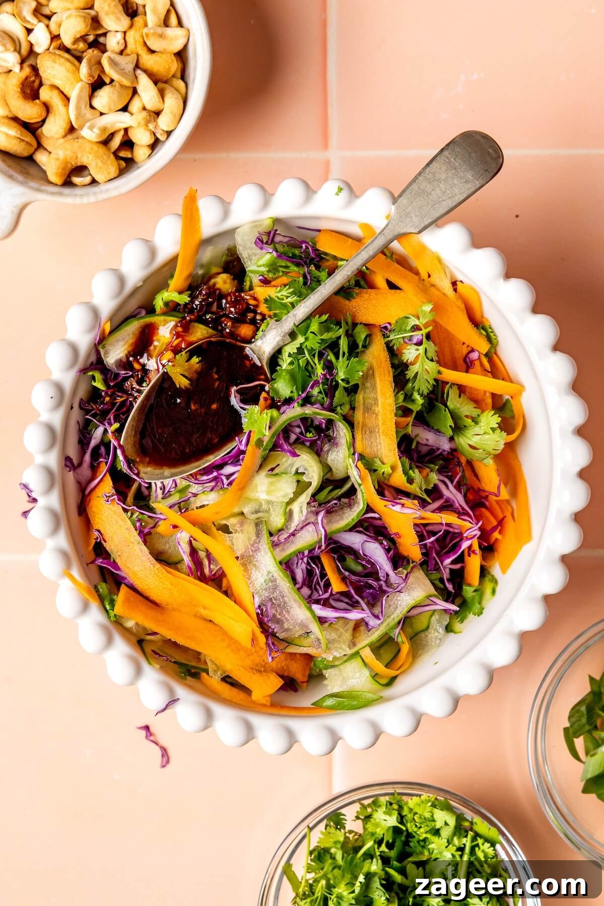 Golden Honey Ginger Salmon with Crisp Slaw 14 How to Make Ginger and Honey Glazed Salmon and Slaw Step 6 - Olivia Adriance