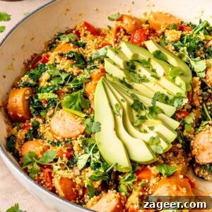 THIRTEEN EGG-FREE HIGH-PROTEIN BREAKFASTS 17 Protein-Rich Chicken Sausage Breakfast Skillet