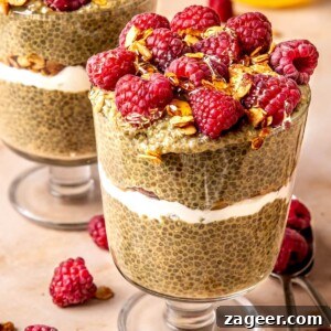 Matcha Chia Seed Pudding Parfait - Olivia Adriance