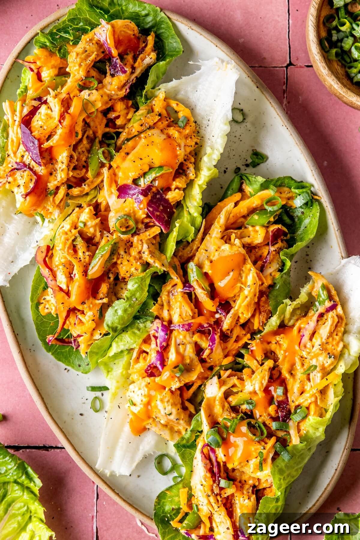 Buffalo Kick Pulled Chicken Salad 2 Delicious Buffalo Pulled Chicken Salad - Olivia Adriance
