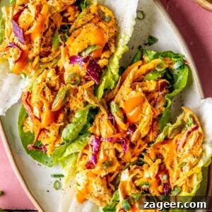 Buffalo Pulled Chicken Salad Recipe Image - Olivia Adriance