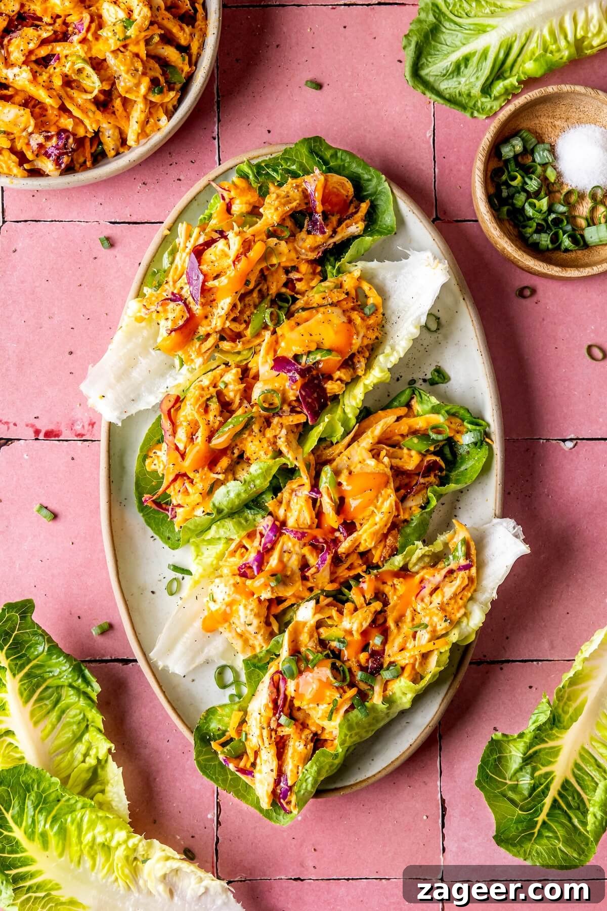 Buffalo Kick Pulled Chicken Salad 5 Prepared Buffalo Pulled Chicken Salad - Olivia Adriance