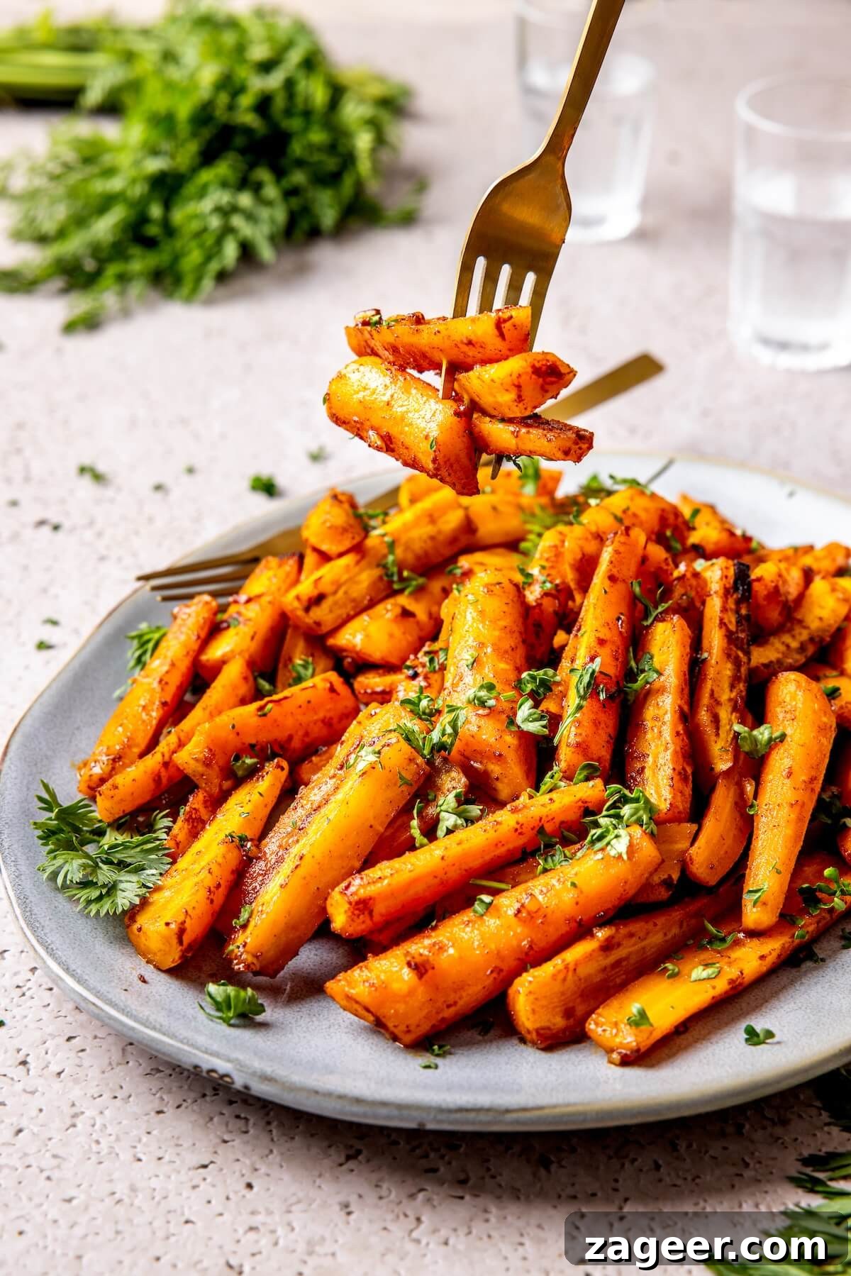 Golden Honey Carrots 2 Honey Glazed Carrots - Olivia Adriance