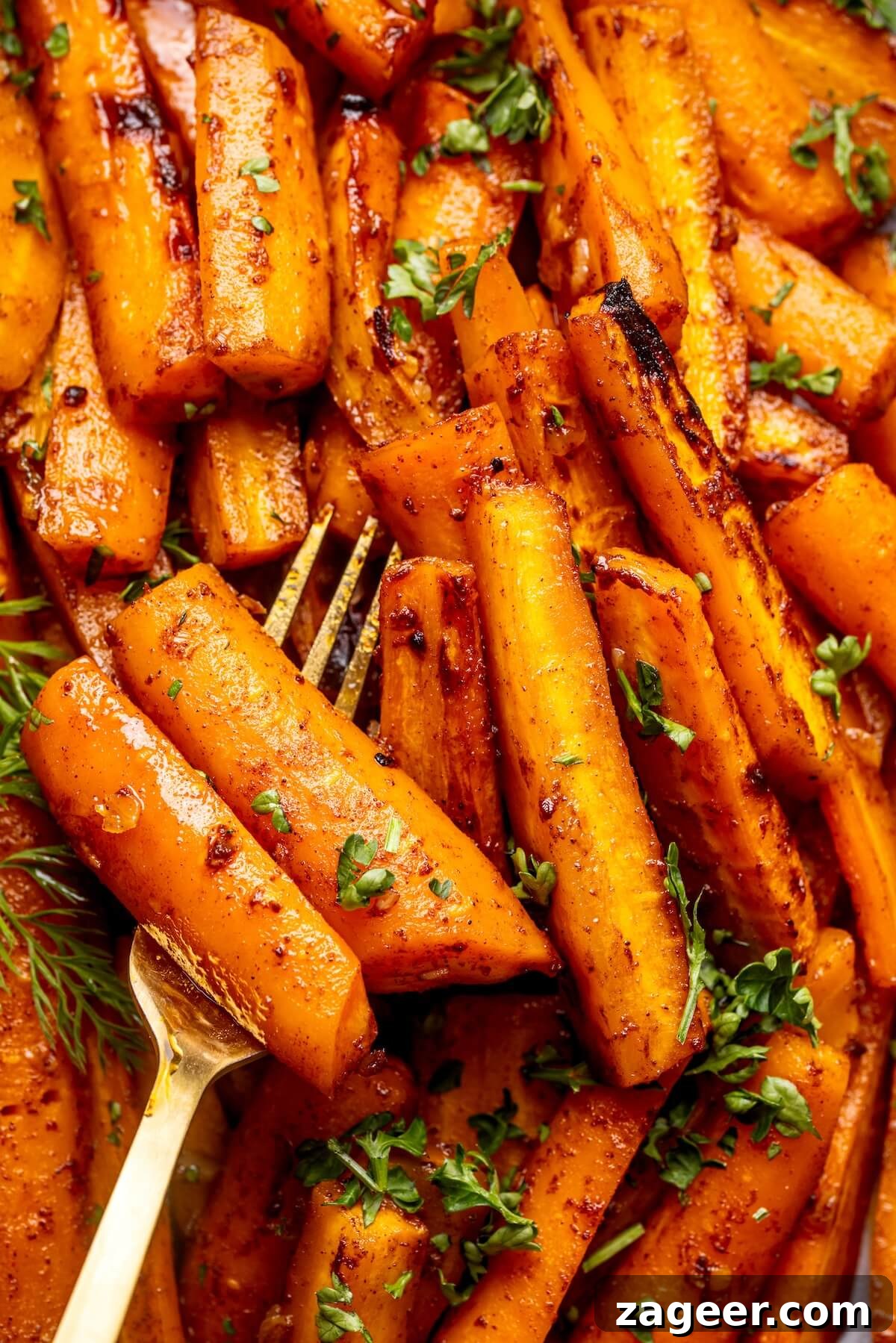 Golden Honey Carrots 3 Honey Glazed Carrots - Olivia Adriance