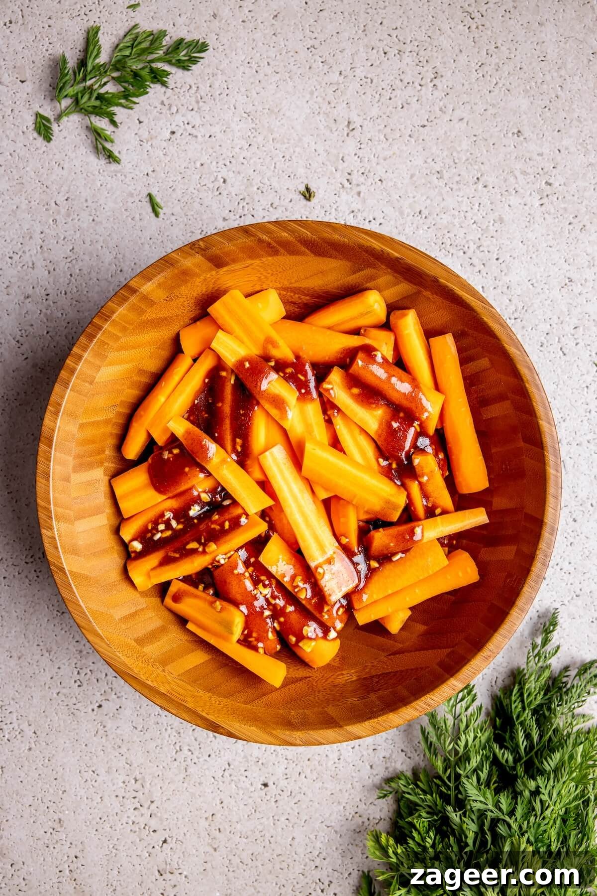 Golden Honey Carrots 6 Honey Glazed Carrots - Olivia Adriance