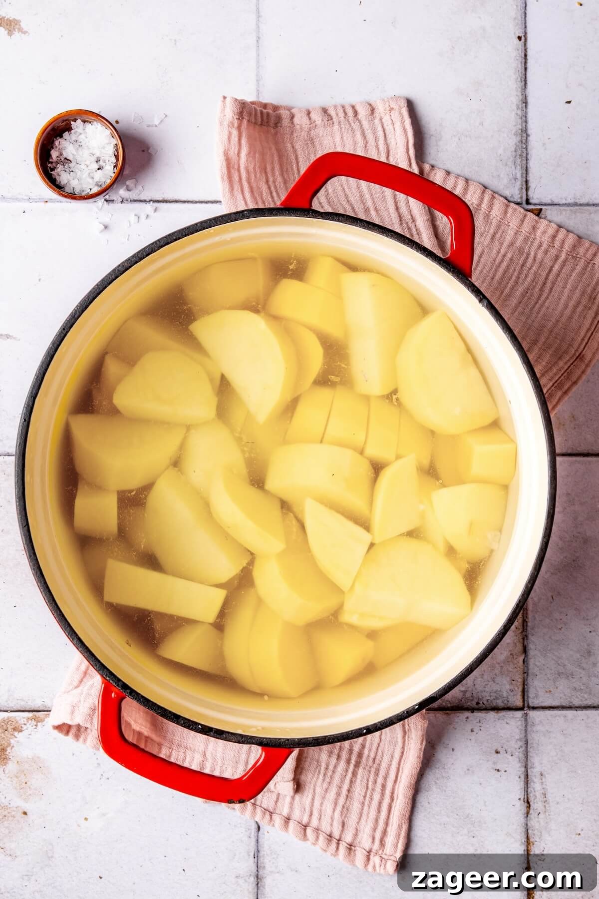 Sweet potatoes freshly peeled and uniformly cut into 2-inch cubes