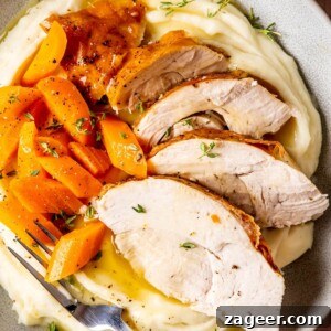 Oven Roasted Turkey Breast with Gravy - Olivia Adriance