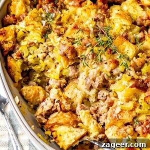 Sourdough Stuffing with Sausage - Featured Image