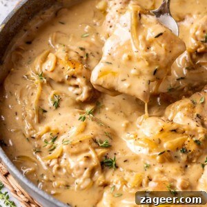 Hearty French Onion Chicken - Protein-Packed Twist on a Classic Soup