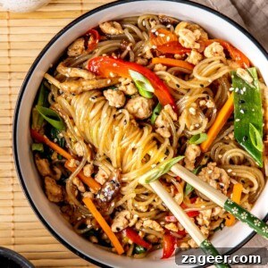 Korean Glass Noodle Stir Fry (Japchae) - Gluten-Free and Savory Meal