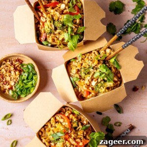 Gluten-Free Dan Dan Glass Noodle Stir Fry with Minced Turkey