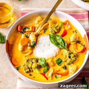 One Pan Thai Red Curry with Chicken - Gluten-Free and Flavorful