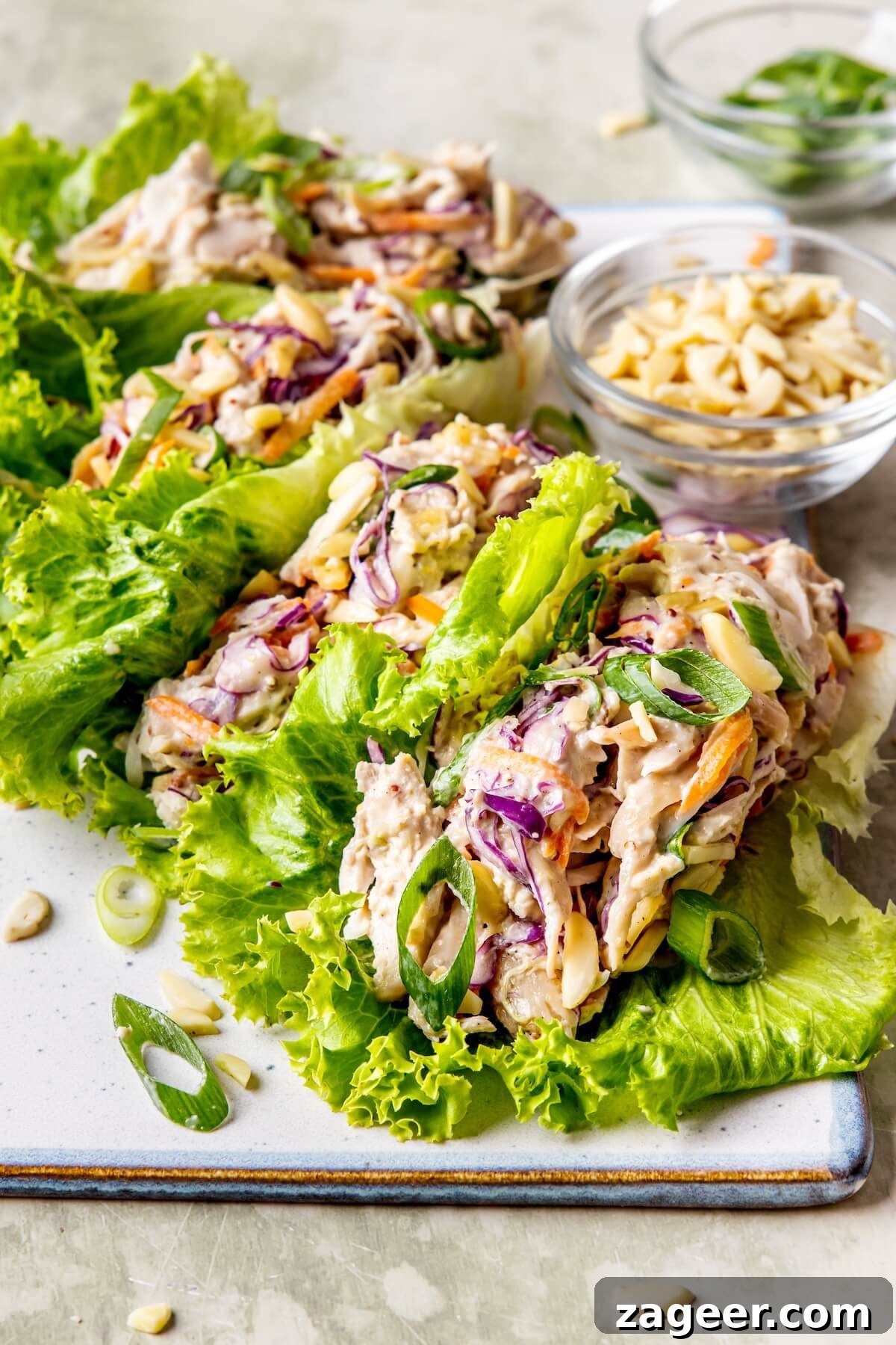 Fuel Your Week: 13 Easy High-Protein Meal Prep Lunches 3 Rotisserie Chicken Caesar Lettuce Cups