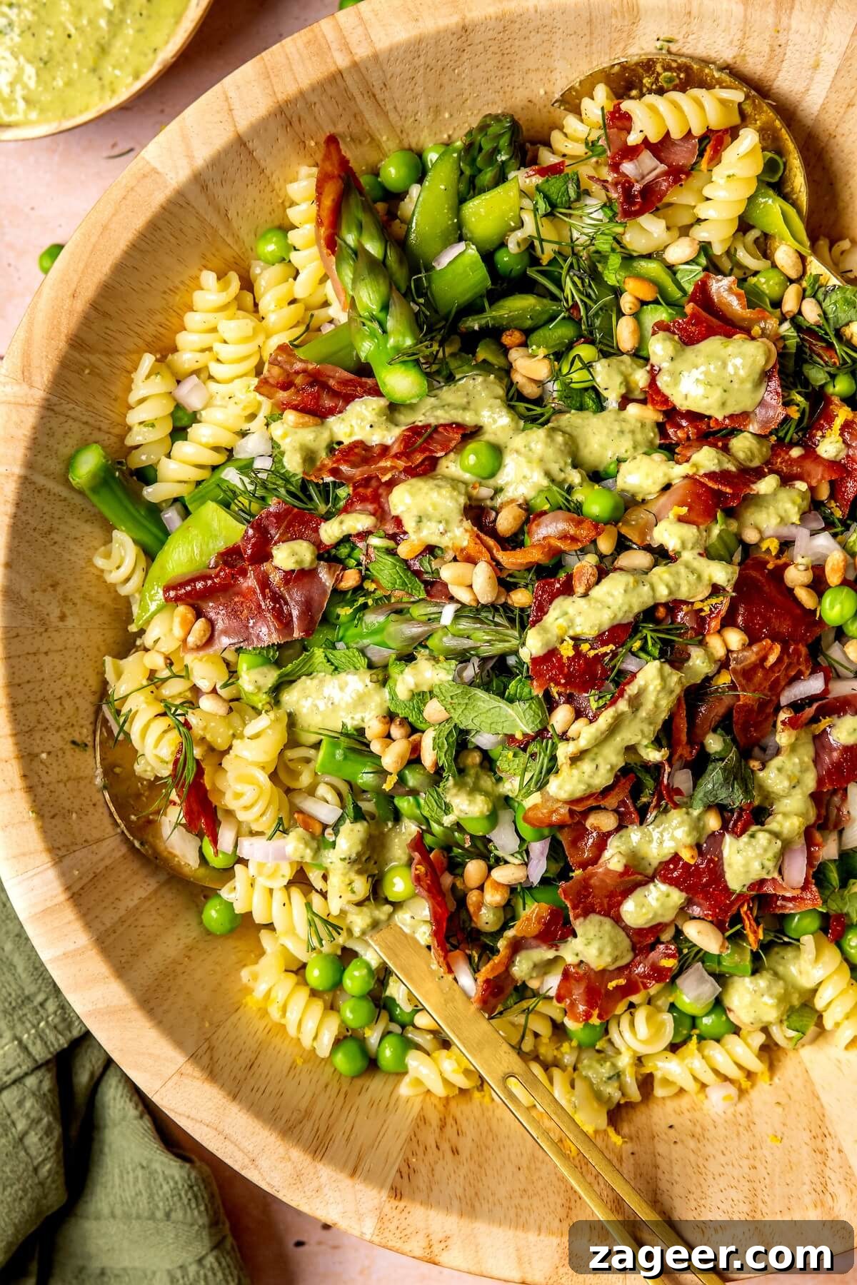 22 Crowd-Pleasing Gluten-Free Side Dishes 5 Spring Pasta Salad - Olivia Adriance