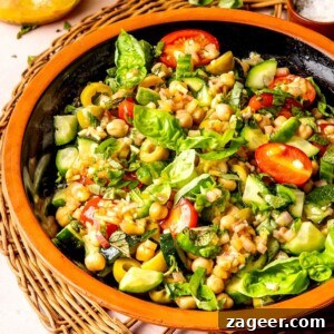 22 Crowd-Pleasing Gluten-Free Side Dishes 9 Cucumber Chickpea Greek Salad - Olivia Adriance