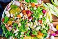 Vibrant Fava Bean Quinoa Caprese