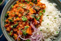 Golden Chickpea Sweet Potato Medley