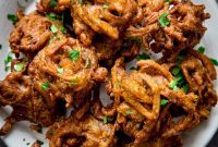 Crispy Golden Onion Bhaji