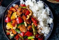 Szechuan Chili Peanut Chicken