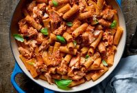 Blush Salmon Rigatoni