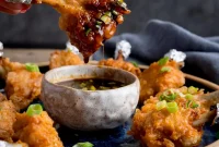 Golden Crispy Chicken Lollipops