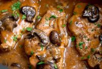 Fall-Apart Slow Cooker Smothered Pork Chops